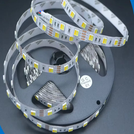 5050 5m Leds The Waterproof Warm White Led Strip Tape with Silicone (Without Source)